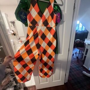 Colorful Argyle Jumpsuit